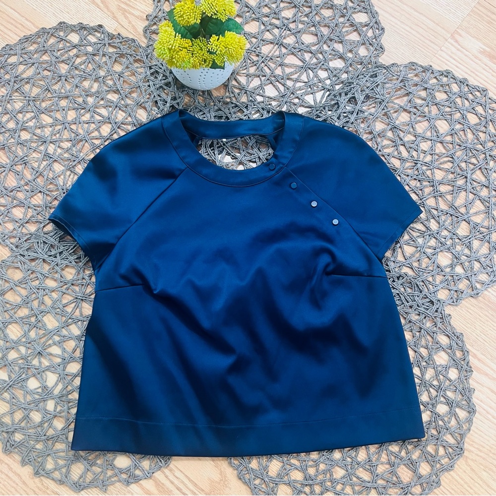 Zara Navy Blue Top size M